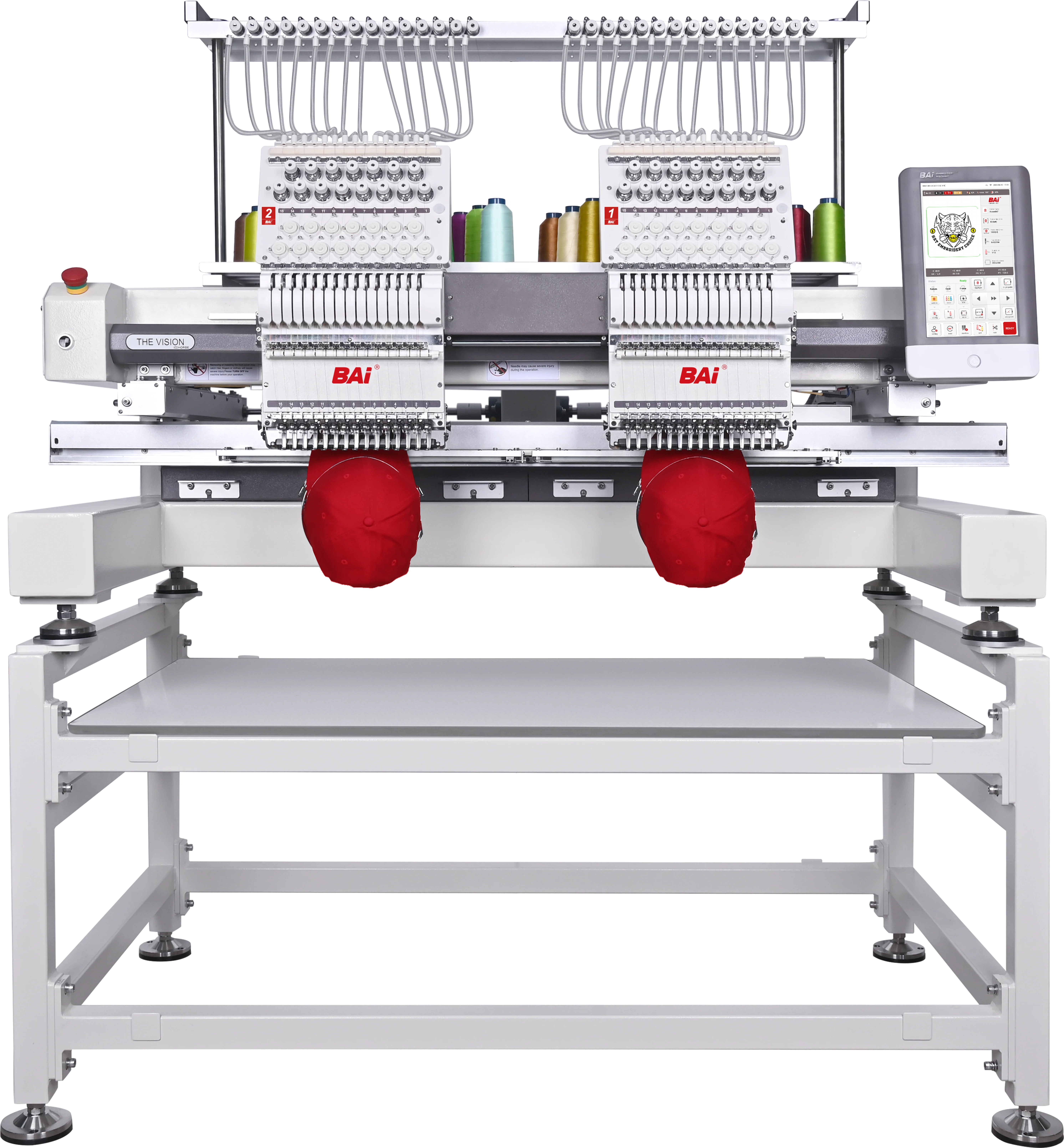BAI THE VISION 2Heads dual-head embroidery machine